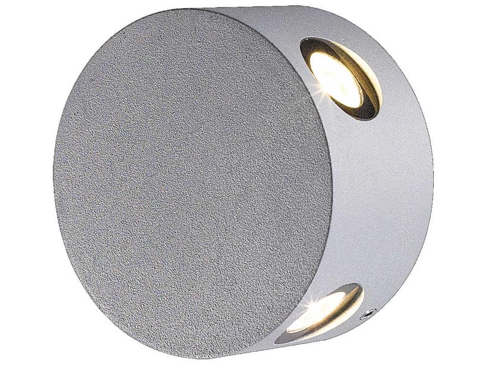 Pass 4-Light Outdoor LED Wall Light in Marine Grey