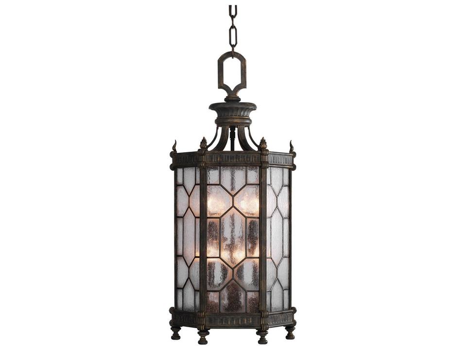 Devonshire 8-Light Outdoor Hanging Lantern in Antique Bronze