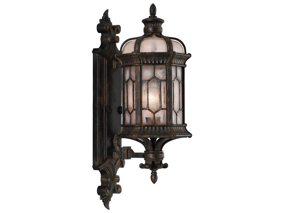 Devonshire 1-Light Outdoor Wall Mount in Antiqued Bronze