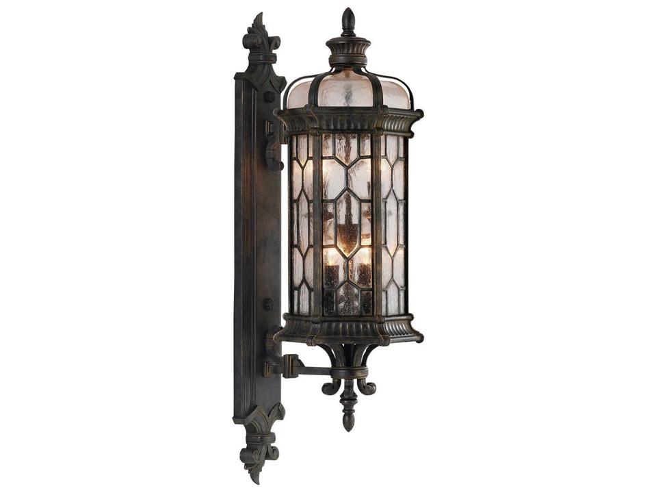 Devonshire 4-Light Outdoor Wall Light in Antiqued Bronze