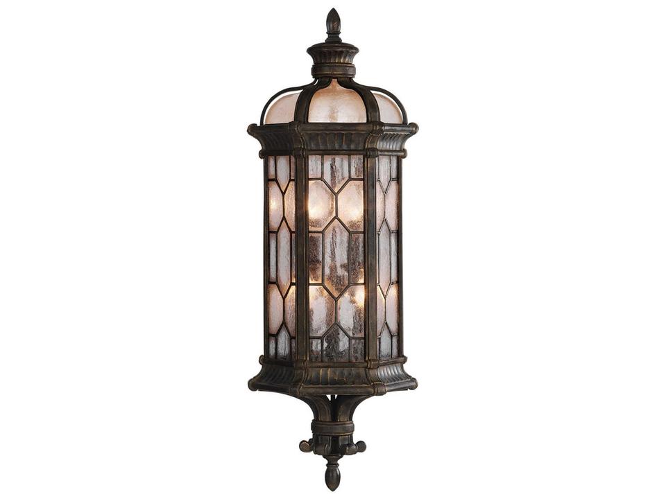 Devonshire 3-Light Outdoor Wall Light in Antiqued Bronze