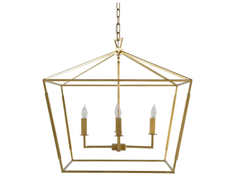 Adler 4-Light Chandelier in Vintage Gold