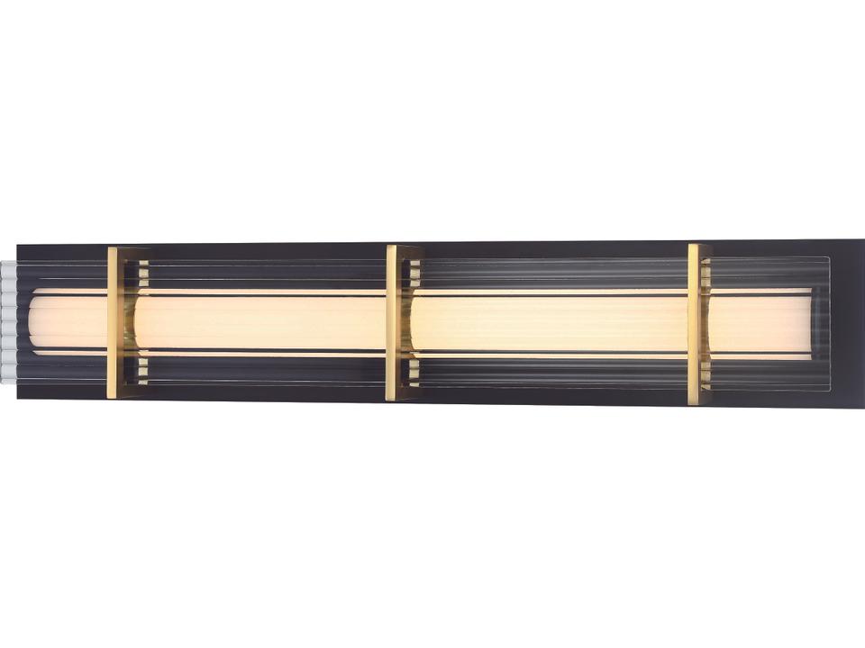 Midnight Gold LED Bath Light Modern Vanity Bar