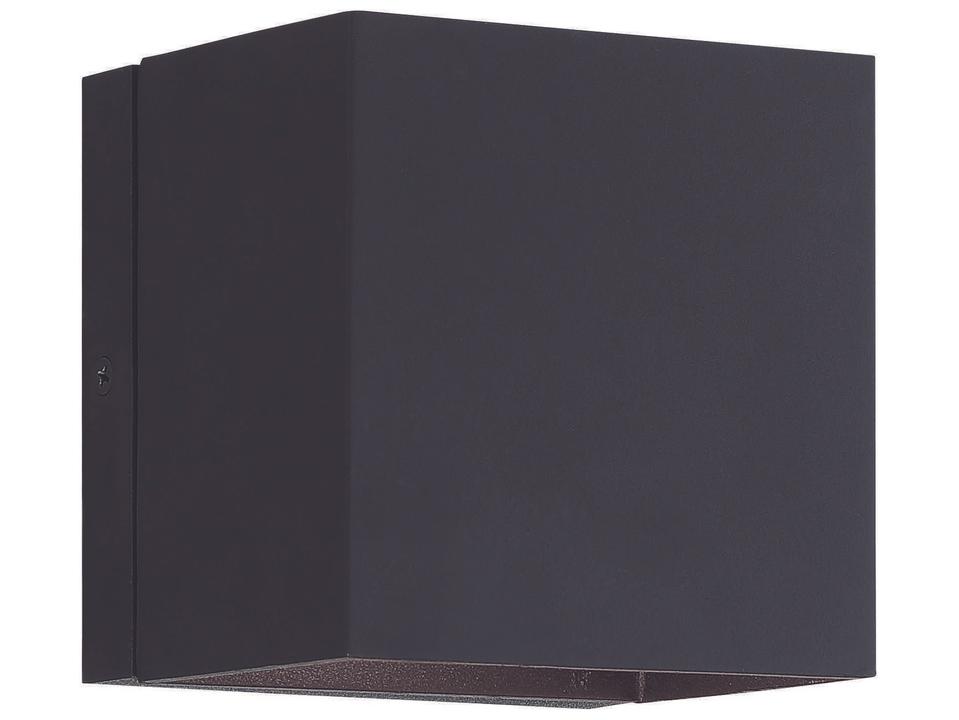Revolve Black 2 - Light Glass LED Outdoor Wall Light