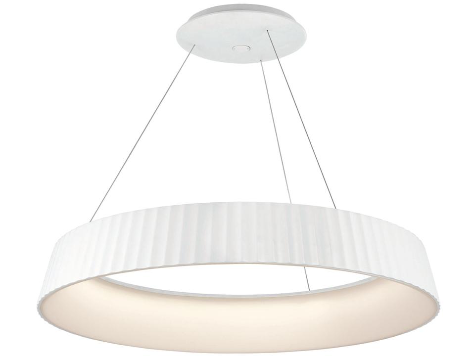Star Gate 1-Light White LED Linear Round Pendant