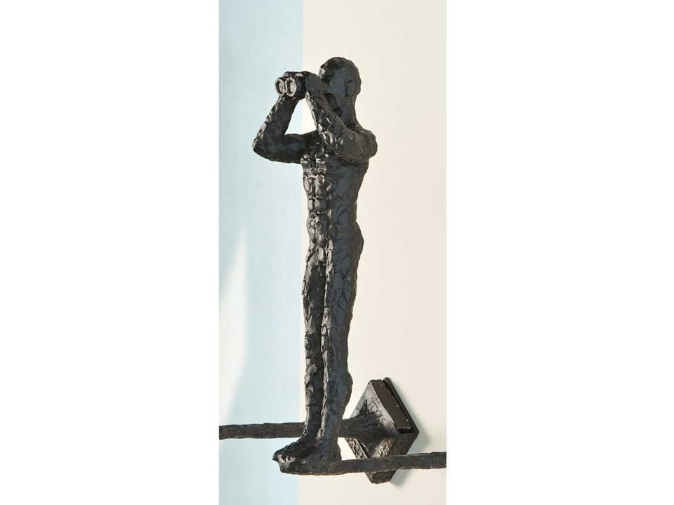 Looking At You 3D Wall Sculpture in Bronze Finish