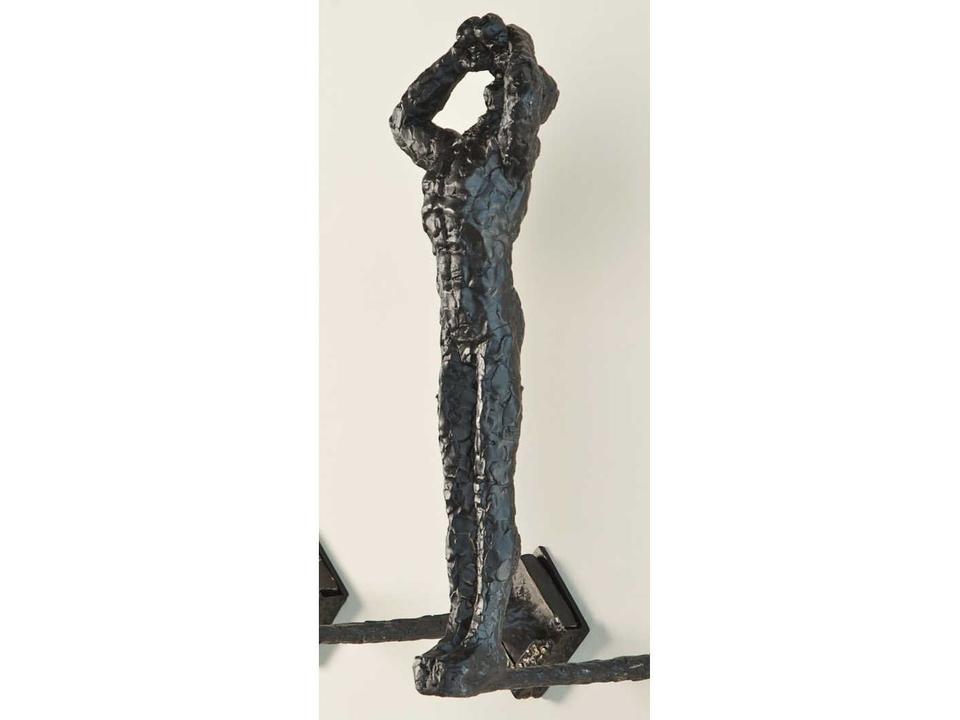 Looking Up Bronze Iron Decorative Sculpture