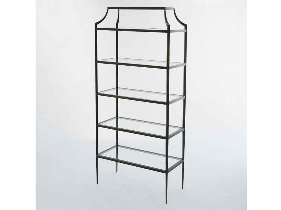 Dark Gunmetal Bronze / Gold Etagere