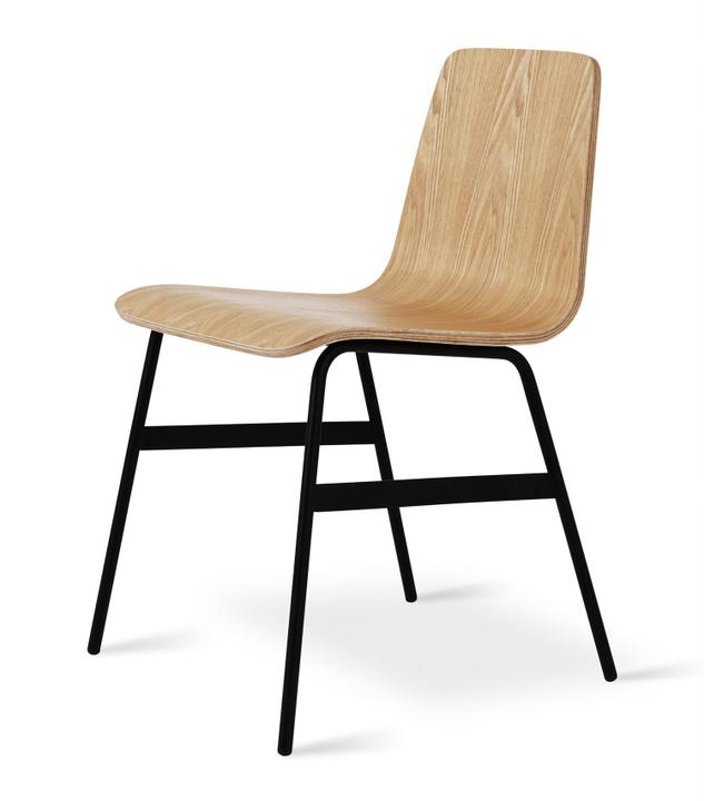 Lecture Ash Wood Natural Side Dining Chair
