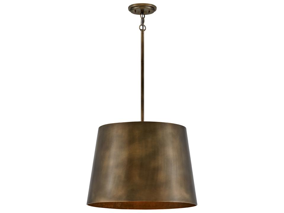 Alder 1-Light Outdoor Hanging Pendant in Burnished Bronze