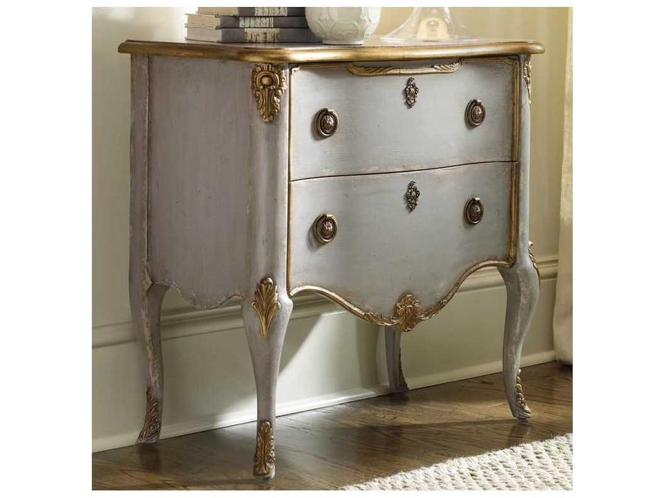 Gray Poplar Wood Accent Chest