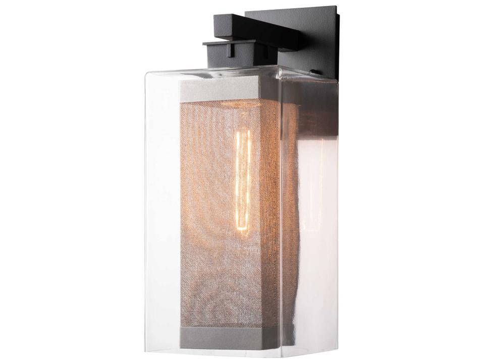 Polaris 1-Light Outdoor Wall Sconce with Glass