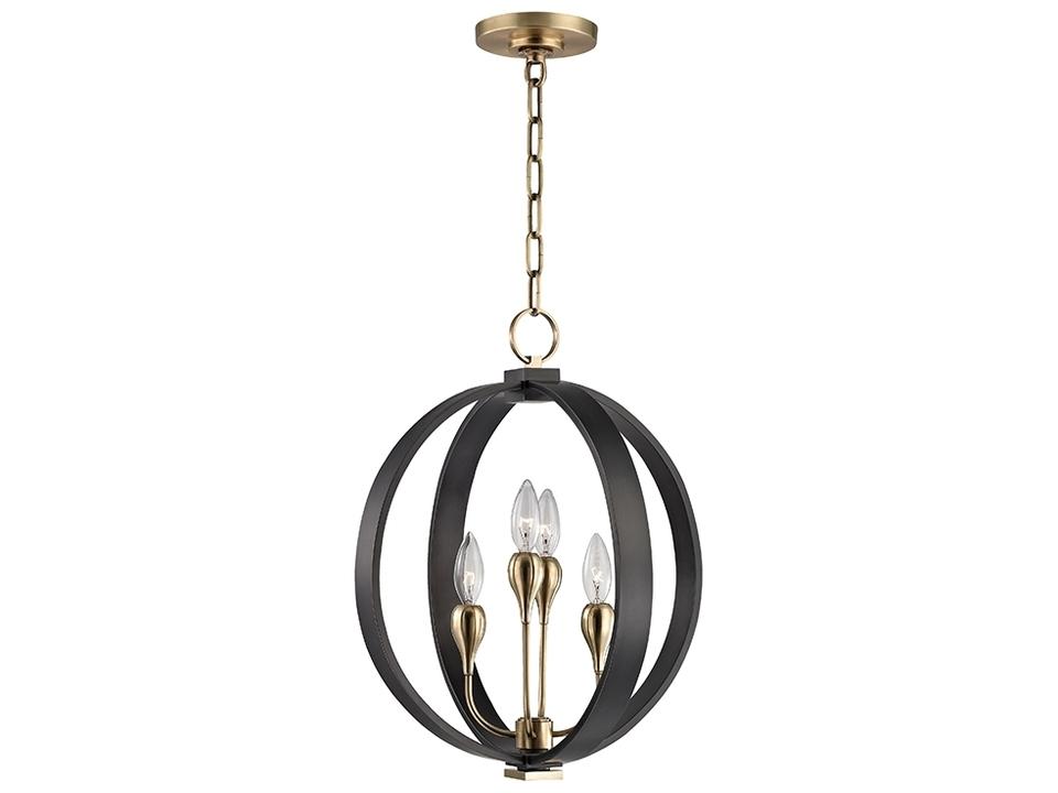 Dresden 4-Light Aged Old Bronze Candelabra Round Tiered Chandelier