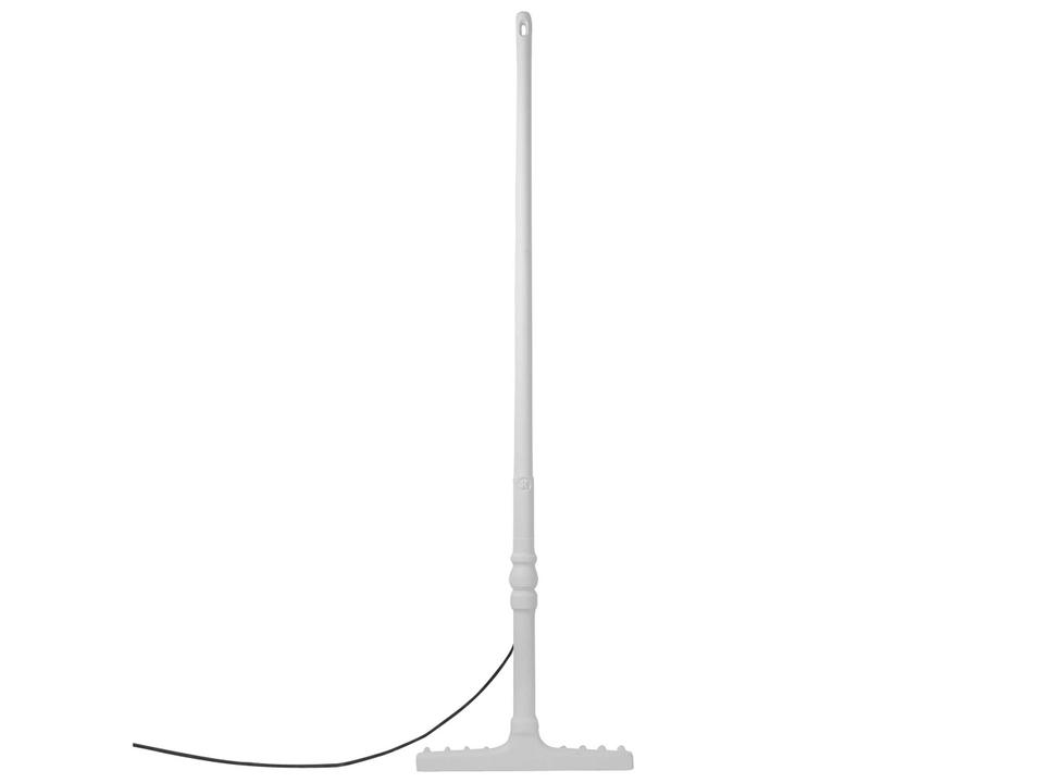 Tobia 1-Light LED Outdoor Floor Lamp in White