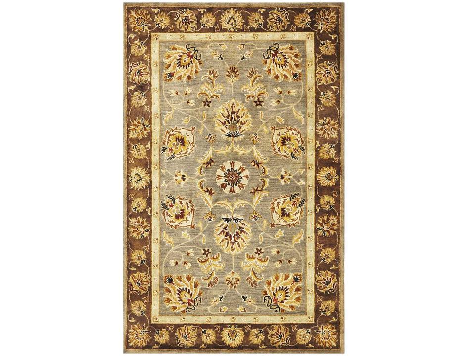 Syriana Hand-Tufted Floral Runner Area Rug in New Zealand Wool
