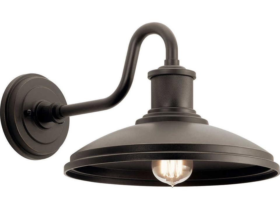 Allenbury 1-Light Outdoor Wall Light in Olde Bronze