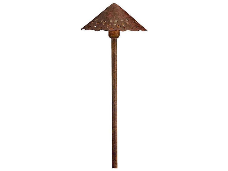 Lace 1-Light Outdoor Path Light in Textured Tannery Bronze