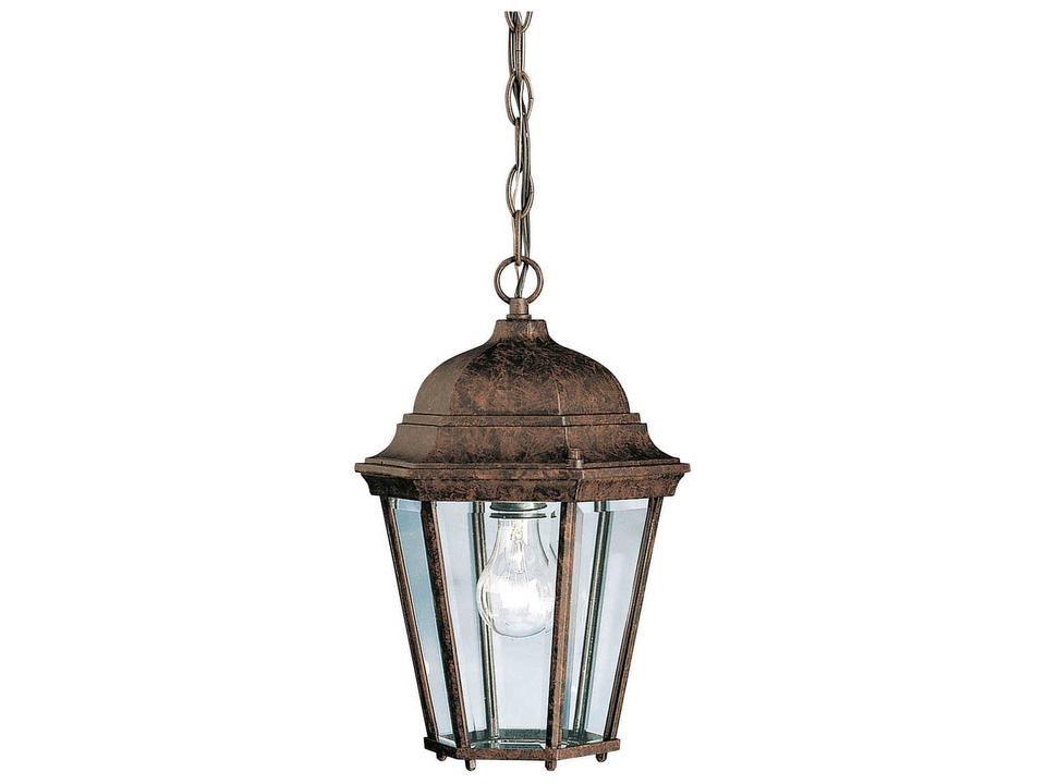 Madison 1-Light Outdoor Hanging Lantern in Tannery Bronze