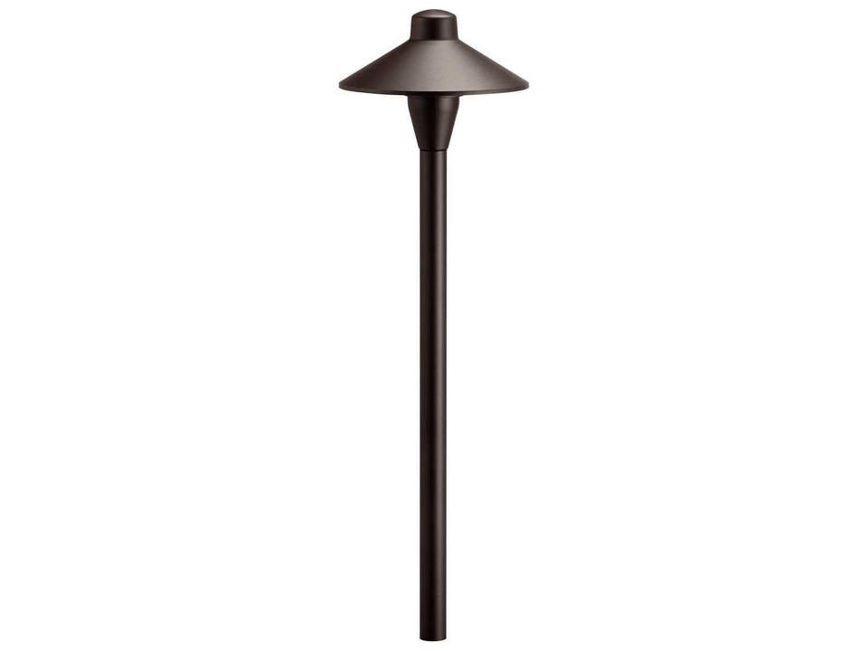 Independence Traditional Outdoor Path Light in Textured Architectural Bronze