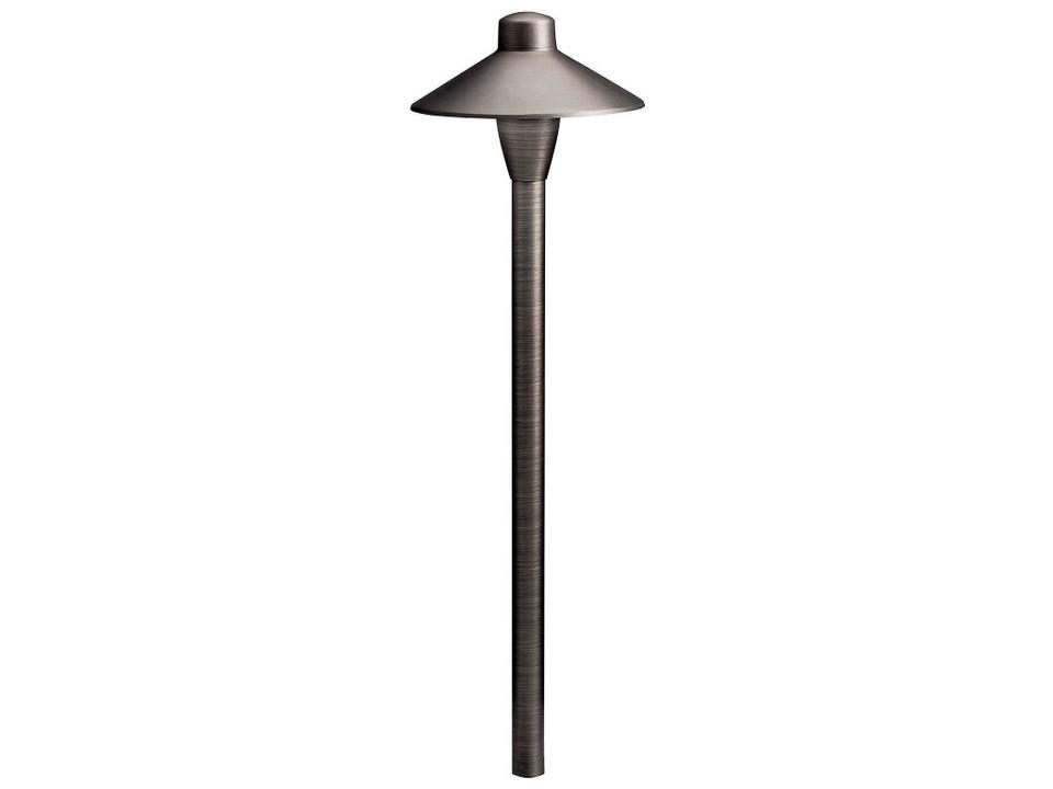 1-Light Independence Outdoor Path Light in Centennial Brass