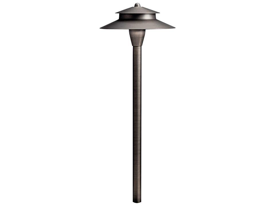 1-Light Outdoor Path Light in Centennial Brass