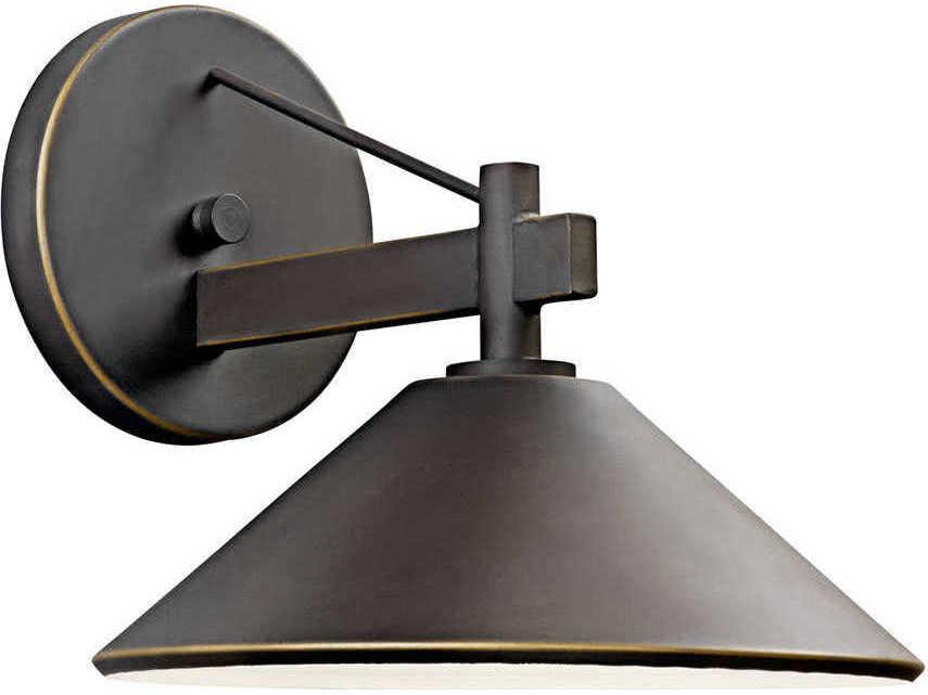 Ripley 1-Light Outdoor Wall Light in Olde Bronze