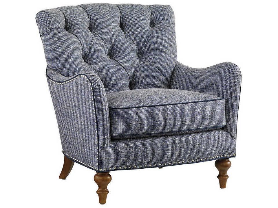 Oyster Bay Westcott Fabric Tufted Accent Chair with Nailhead Trim