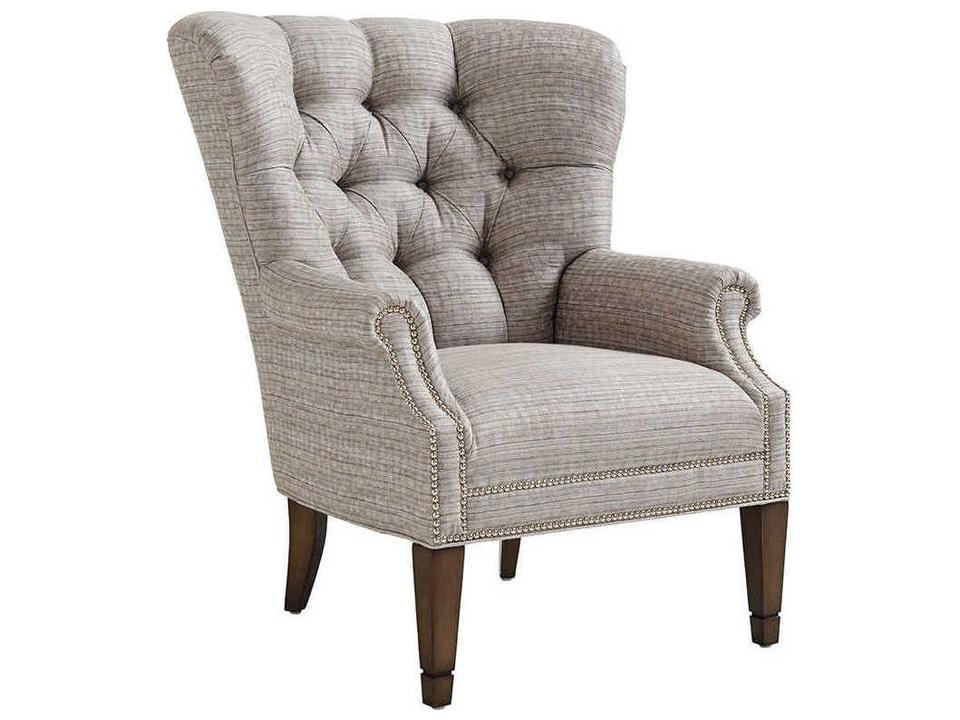 Wilton Wing Tufted Accent Chair with Nailhead Trim