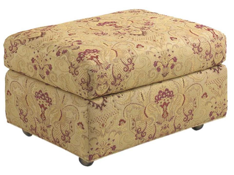 Angelica Upholstered Ottoman with Casters