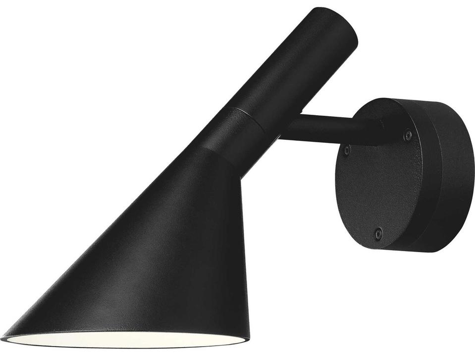AJ 1-Light LED Outdoor Wall Sconce in Black