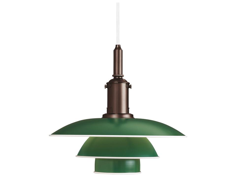 PH-3/3 1-Light Green LED Tiered Mini Pendant