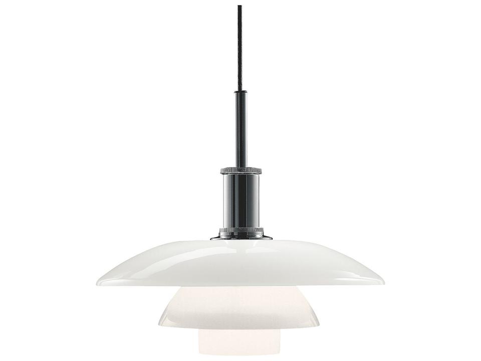 Ph 1-Light Chrome LED Tiered Pendant