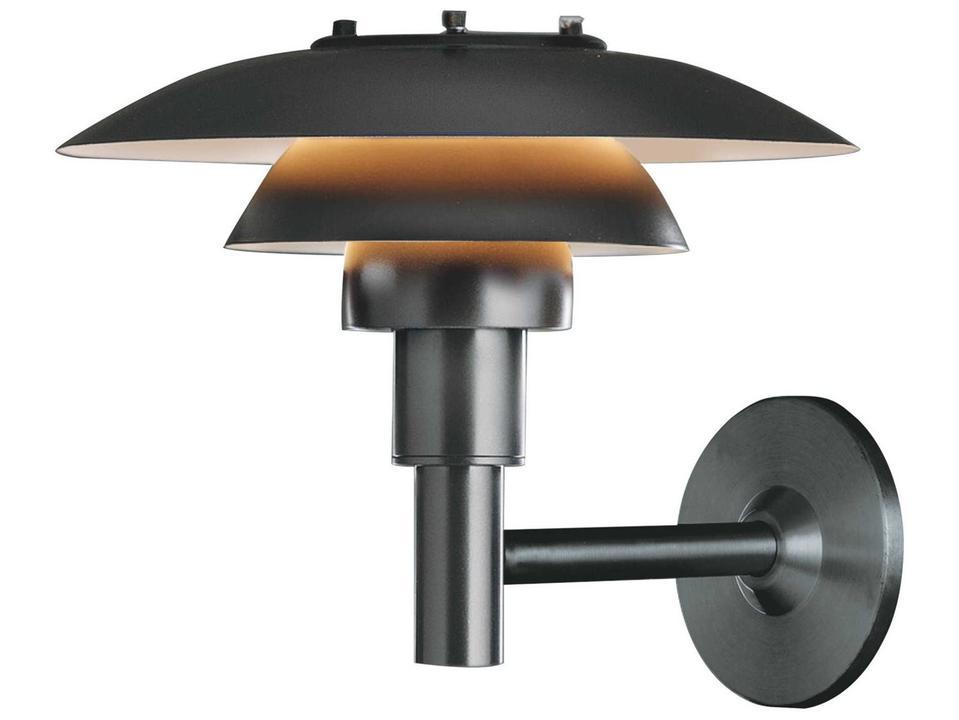 PH 3-2½ Outdoor Wall Sconce in Black