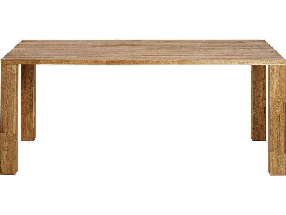 Laxseries Rectangular Wood Natural Linseed Oil Dining Table