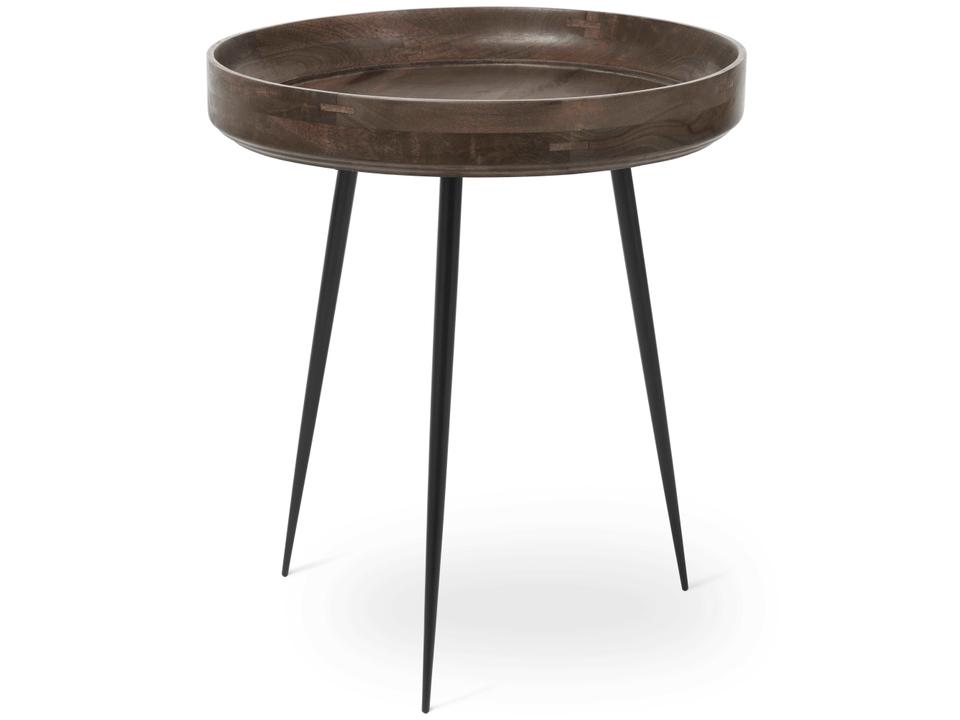 Bowl Round Wood Sirka Grey End Table