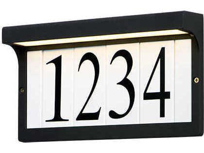 Address 7 Inch LED Outdoor Wall Light in Black