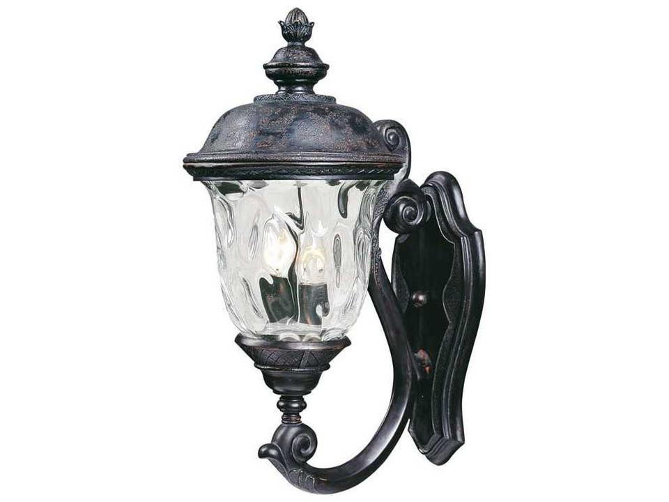 Carriage House VX 2-Light Outdoor Wall Lantern in Oriental Bronze