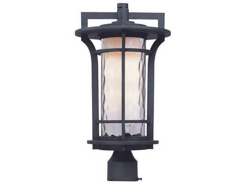 Oakville 1-Light Outdoor Post Light in Black Oxide