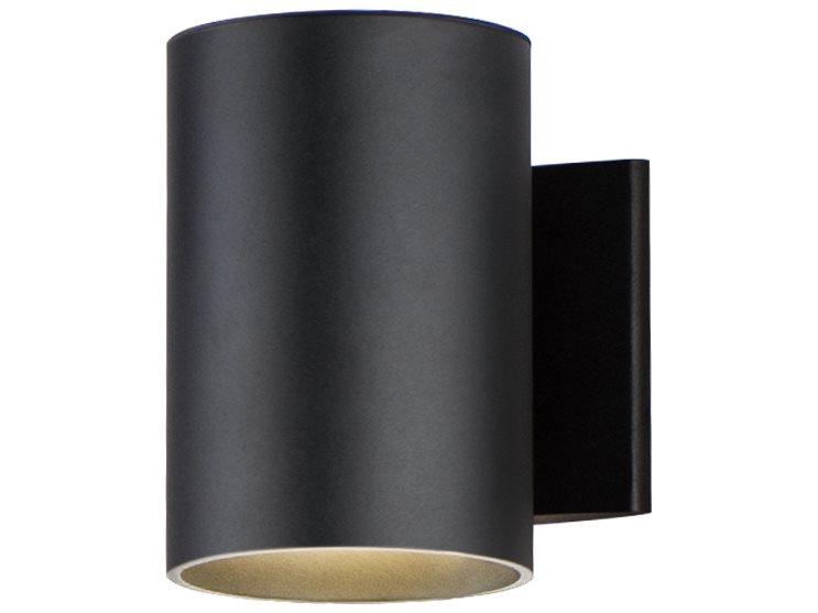 Outpost 1-Light Outdoor Wall Sconce in Black