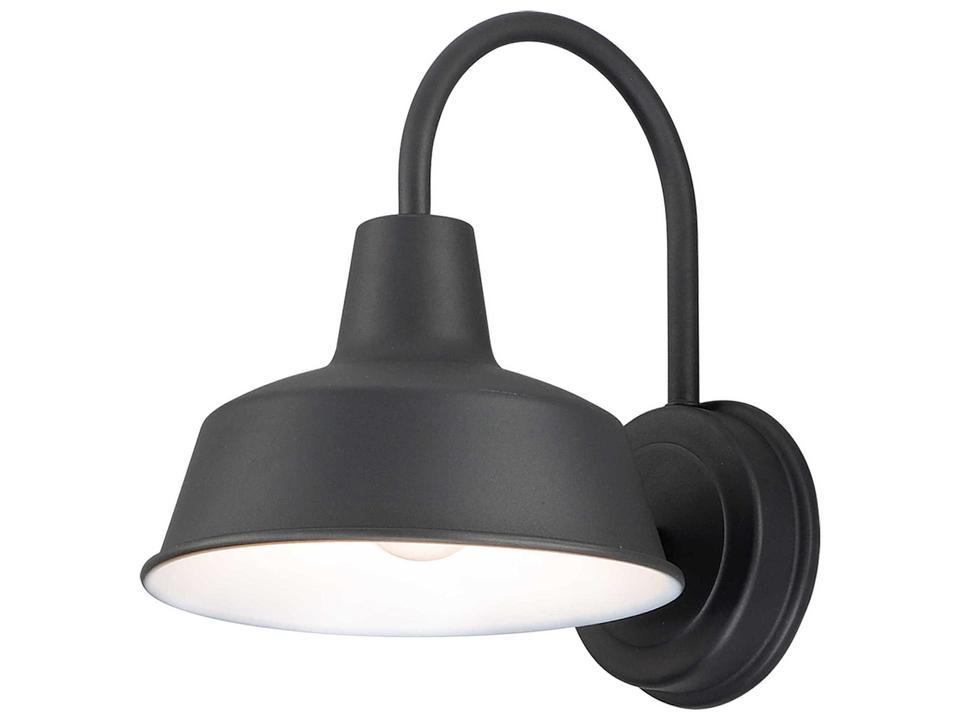 Pier M 11-Inch 1-Light Outdoor Wall Sconce in Black