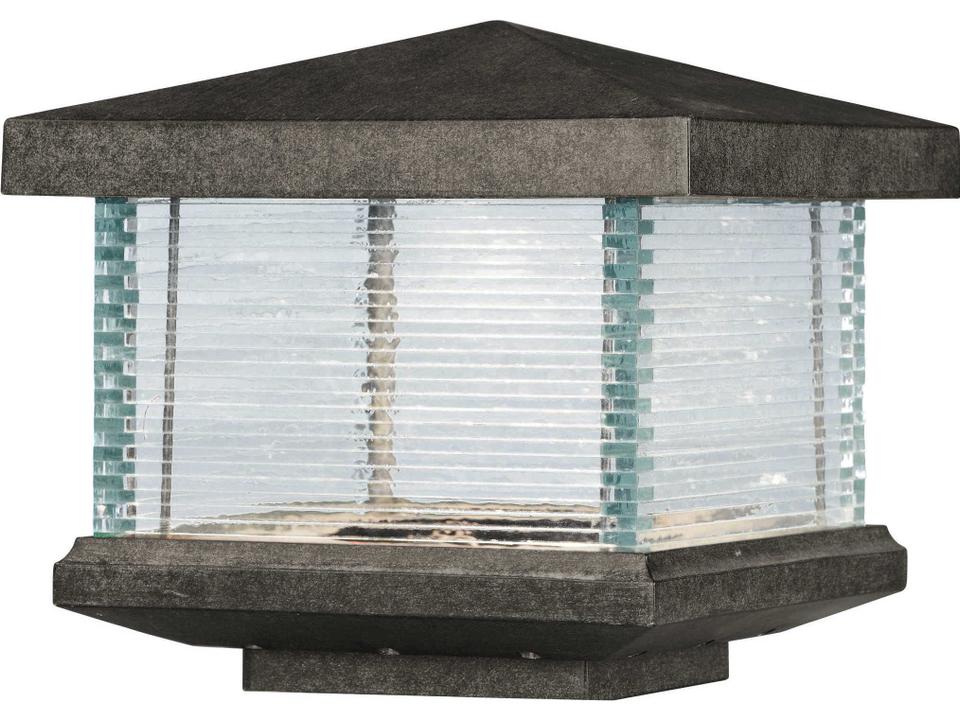 Triumph VX LED Outdoor Post Light in Earth Tone with Clear Glass