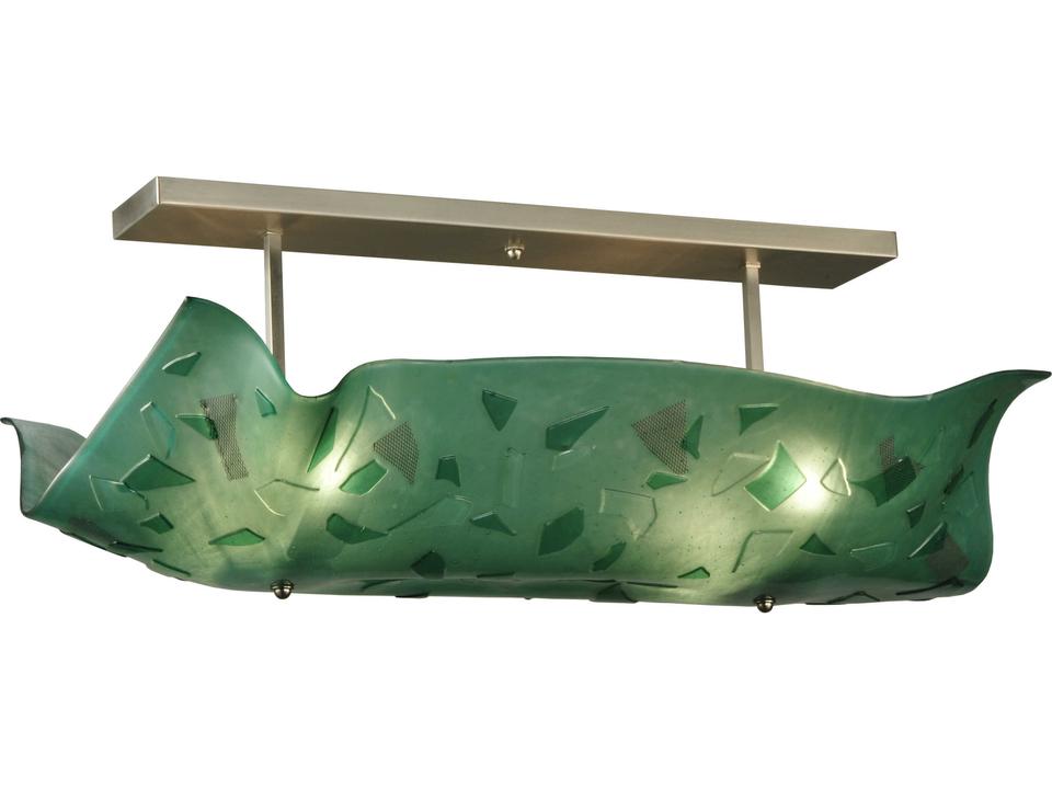 Metro Fusion 4-Light Gray Semi Flush Mount