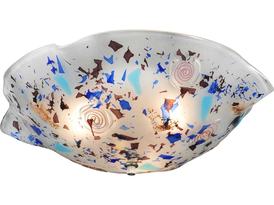 Metro Fusion 3-Light White Bowl Flush Mount