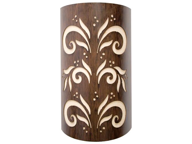 Florentine 2-Light Lodge Outdoor Wall Sconce in Rustic Iron