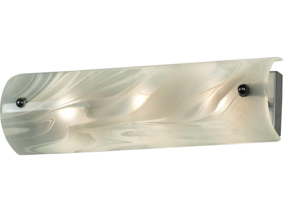 Metro Fusion 3-Light Extreme Chrome Glass Vanity Light
