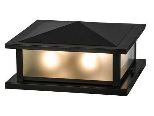 Seneca Prime 4-Light Pier Mount Light in Craftsman Brown