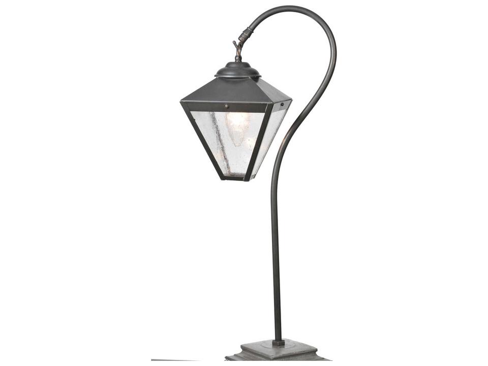 Newport 25-Inch Shepherd's Hook Outdoor Path Light in Craftsman Brown