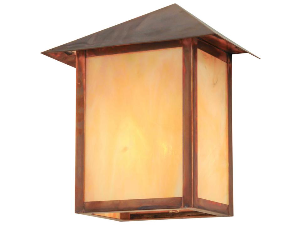 Seneca 1-Light Outdoor Wall Sconce in Vintage Copper
