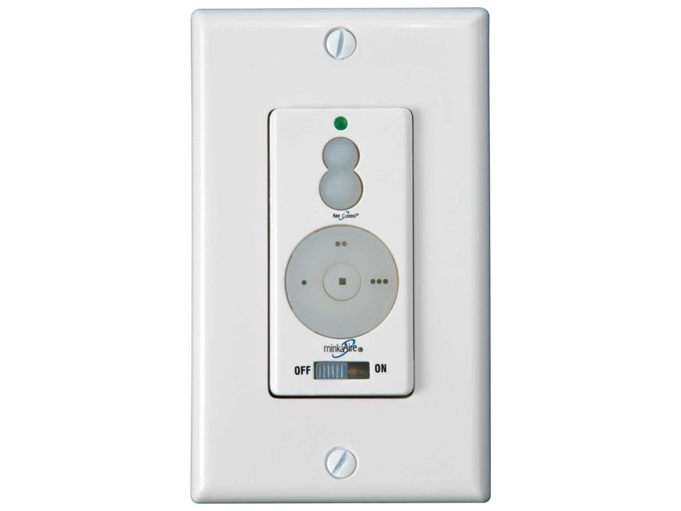 3-Speed Ceiling Fan Wall Control with Light Dimming in White