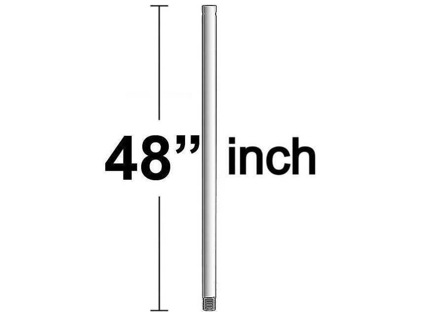 48-Inch Steel Ceiling Fan Downrod
